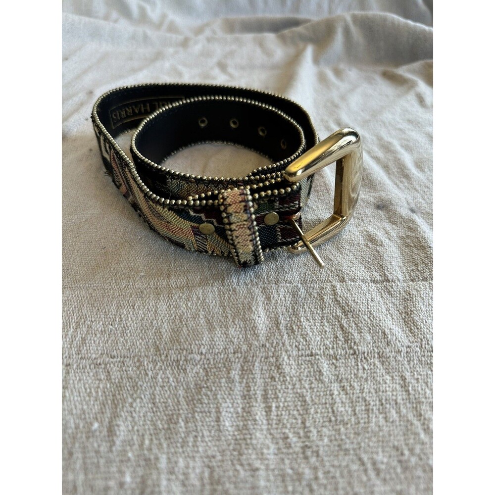Vintage Multicolor Belt S M Designer Paul Harris